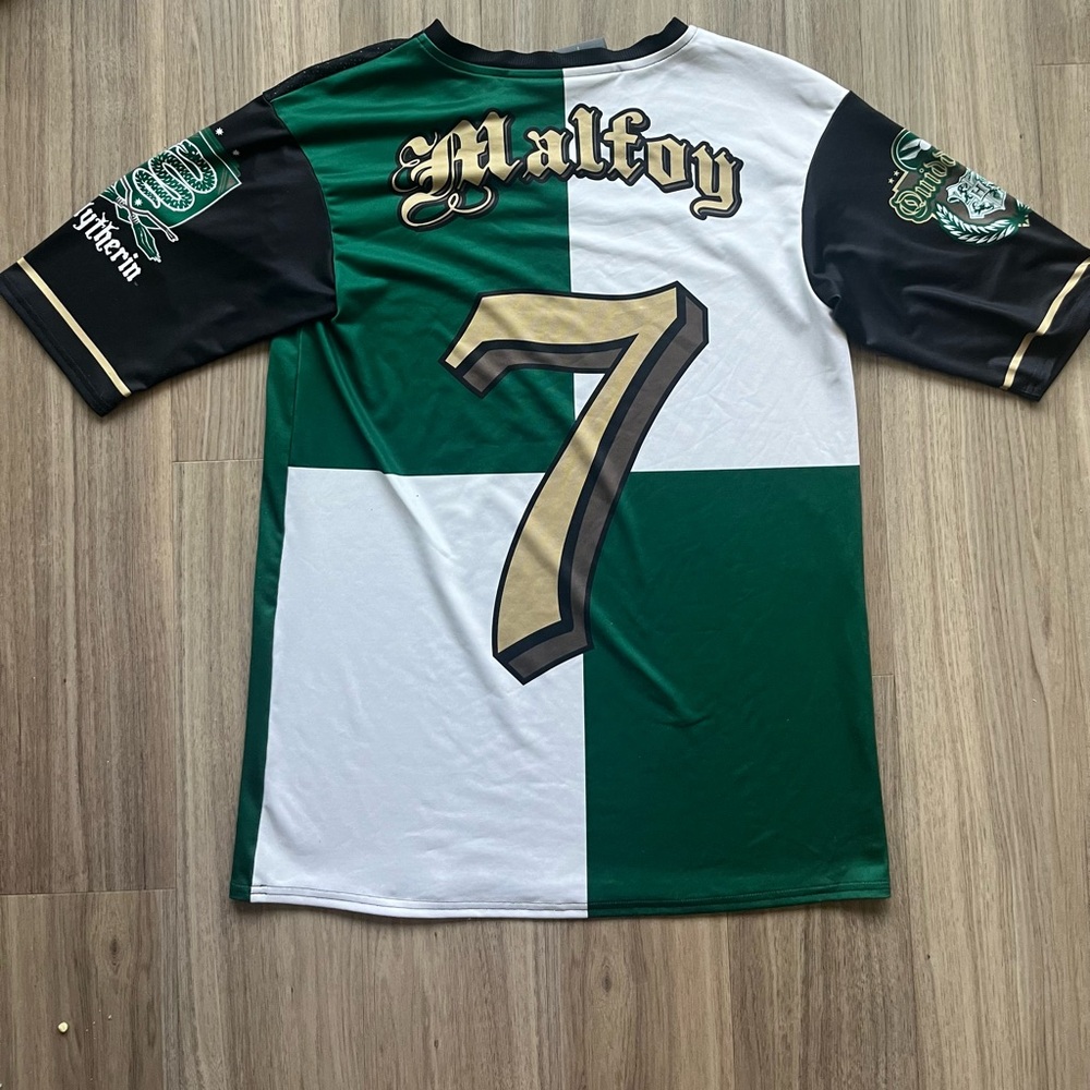 RARE - Harry Potter Slytherin Touchdown Jersey BlackMilk - Unisex S